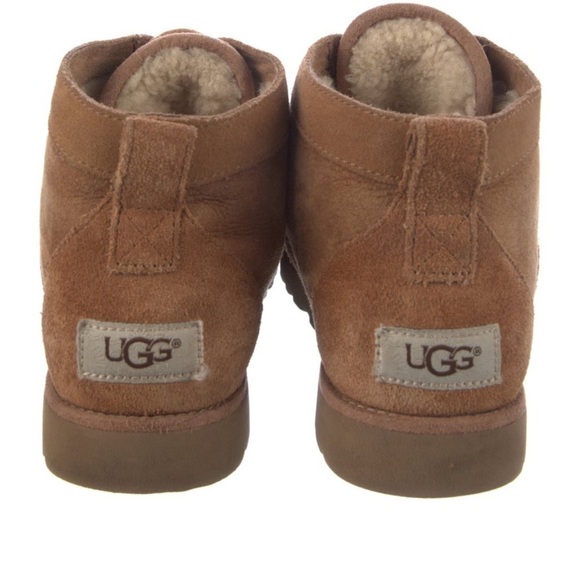 UGG Brown Suede High-Top Sneakers / Chukka Boots - Picture 2 of 5